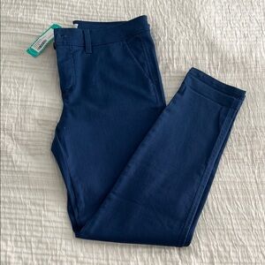 Market & Spruce Rosabel Skinny Cuffed Pant- Navy size 10